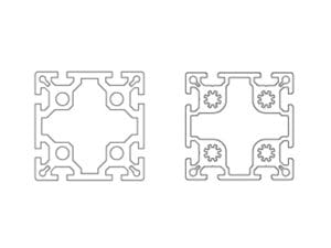 100 Series T-Slot Aluminium Extrusion Profile