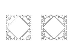 160 Series T-Slot Aluminium Extrusion Profile