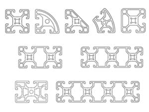 40 Series T-Slot Aluminium Extrusion Profile