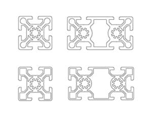 50 Series T-Slot Aluminium Extrusion Profile