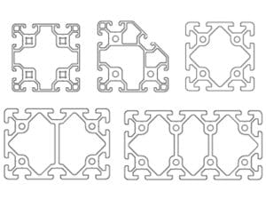 80 Series T-Slot Aluminium Extrusion Profile