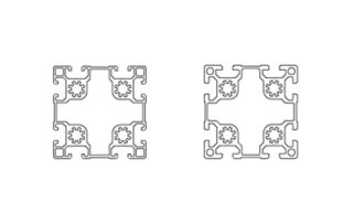 90-Series T-Slot Aluminium Extrusion Profile