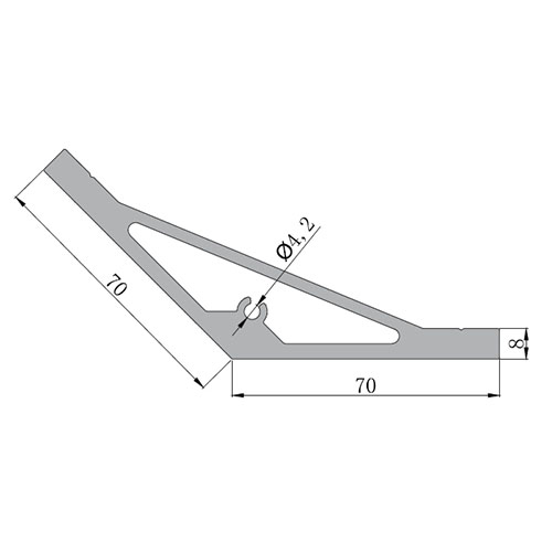 L7070 Aluminium Angle & Corner Profile