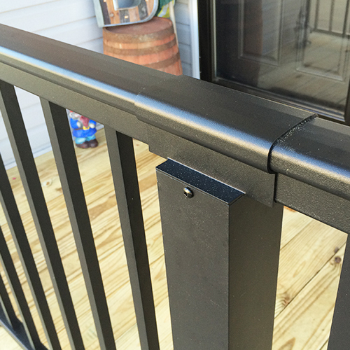 Aluminum handrail on sale