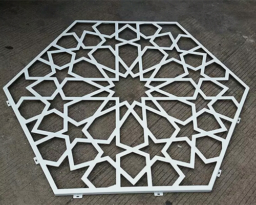 Light Weight Carved Aluminium Plate-1