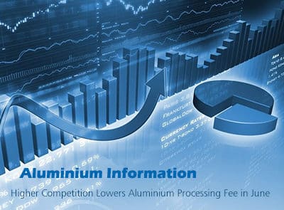 Higher Competition Lowers Aluminium Processing Fee in June