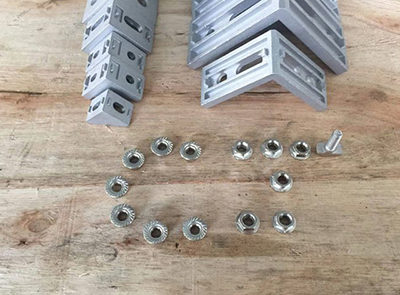 Accessories needed for Assembly Aluminum Framework