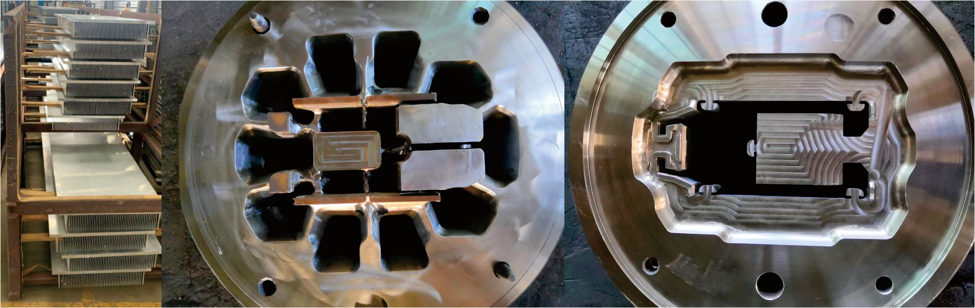 Die Design for Aluminum Extruded Heat Sink Profiles